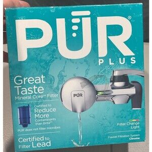 PUR Plus Faucet Filtration System Chrome Finish